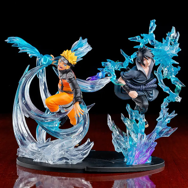 Figurina Naruto e Sasuke - Naruto