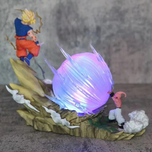 Figurina Majin Bu Vs Son Goku - Dragon Ball Z