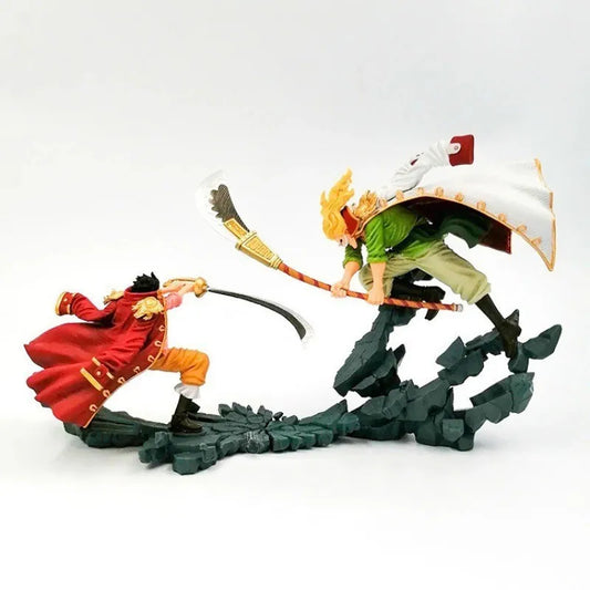 Figurina Roger Vs Barbe Blanche - One Piece