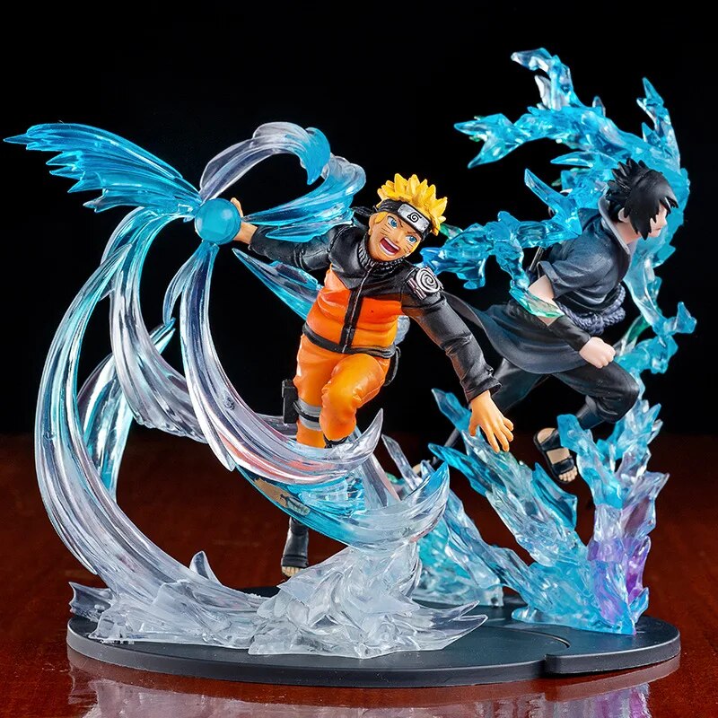 Figurina Naruto e Sasuke - Naruto